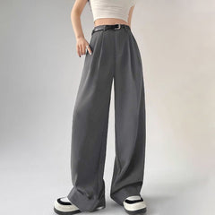 Casual High Waist Wide Leg Pants