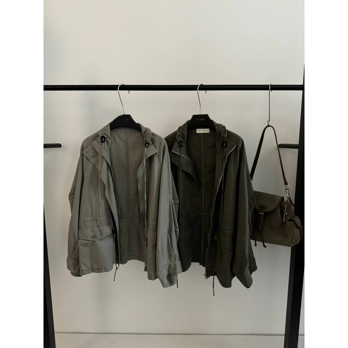 Vintage Casual Outerwear Set – Loose Retro Jacket Set in 2 Colours