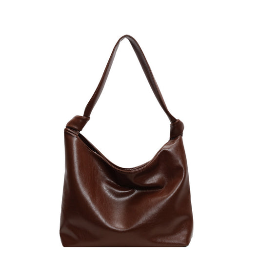 Large Capacity Pu Leather Shoulder Bag