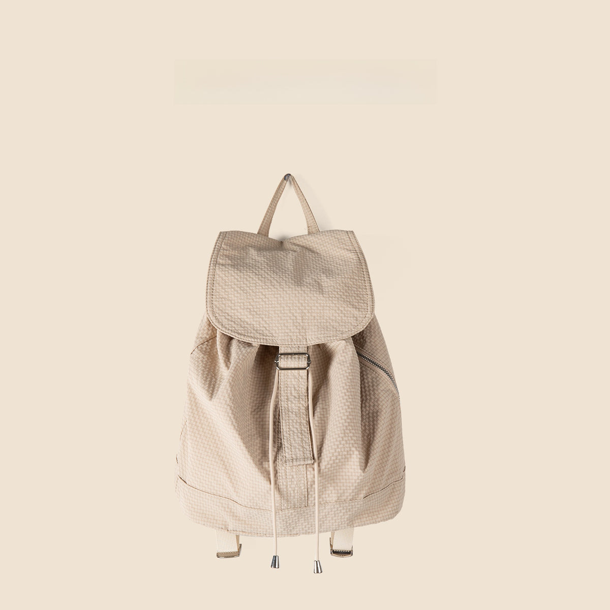 Versatile Simple Plaid Backpack for Women