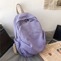 Vintage Wash College School Backpack