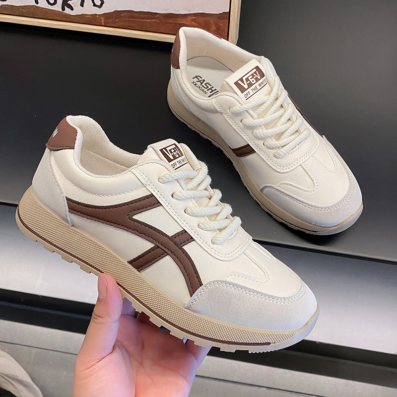 Vintage Striped Skate Sneakers