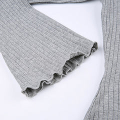 Patchwork Pleat Fungus He Long Sleeve Tee