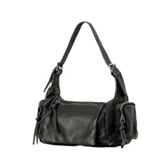 Punk Distressed Y2K Pu Leather Shoulder Bag