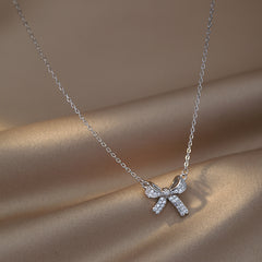 Aesthetic Bow Necklace