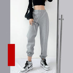 Basic Solid Color Jogger Pants