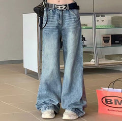 90's Vintage Washed Baggy Boyfriend Jeans
