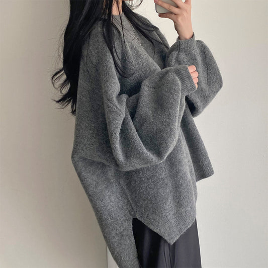 Dark Academia Oversized Sweater