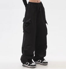 Vintage Baggy Parachute Cargo Pants