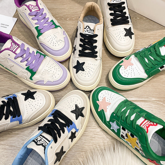 Skater Girl Aesthetic Star Sneakers