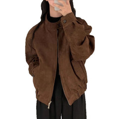 American Retro Suede Jacket for Women