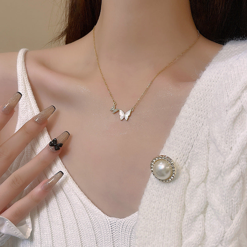 Aesthetic Titanium Steel Necklace - fairypeony