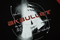 Vintage Print Raglan Short Sleeve Tee