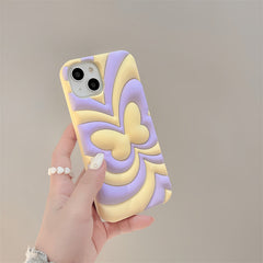 Summer Cream Butterfly Phone Case - fairypeony