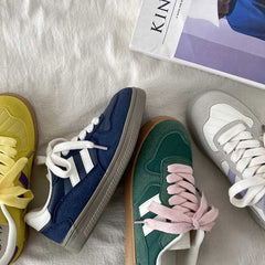 Aesthetic Patchwork Sneakers