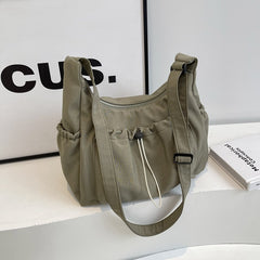 Vintage Drawstring Crossbody Bag