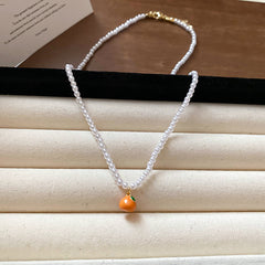 Irregular Long Pearl Necklace