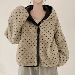 Vintage Reversible Fleece Oversized Jacket
