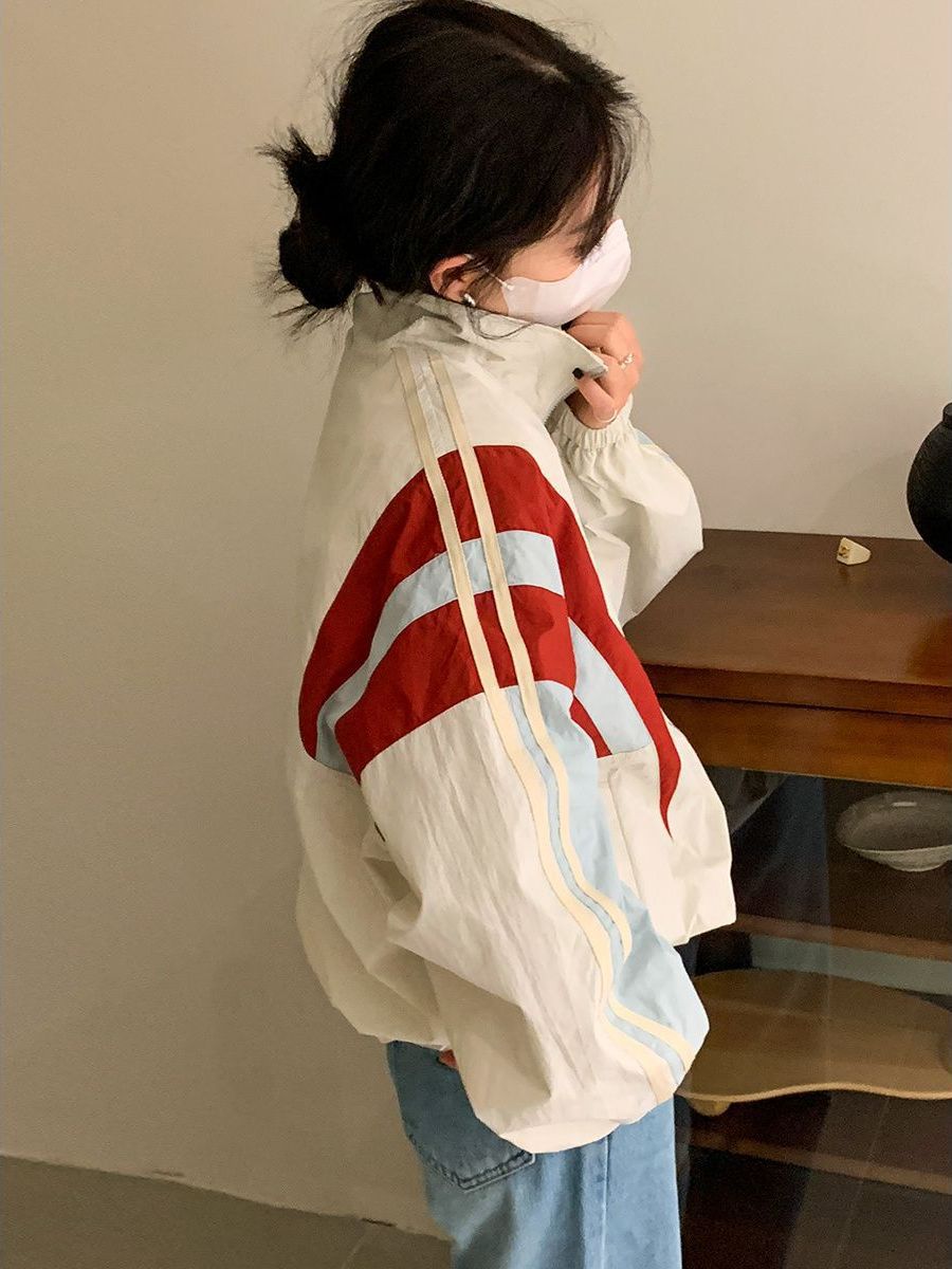 Vintage Patchwork Collar Neck Jacket - fairypeony