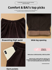 High Waist Curved Wide-Leg Pants – Slim Fit Straight Trousers in Regular & Extended Length