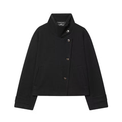 Casual Stand Collar Womens Jacket