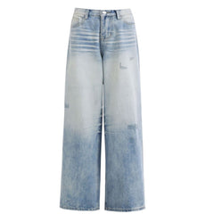 Vintage Blue Wash Baggy Boyfriend Jeans