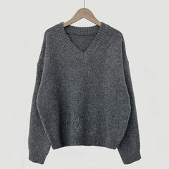 V-Neck Pullover Dark Academia Sweater