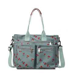 Printed Cherry Large Capacity Shoulder Bag