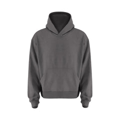 Heavyweight Cotton Hooded Sweatshirt Loose Fit Pullover