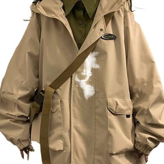 American-style student windbreaker