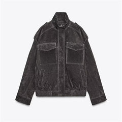Casual loose-fitting jacket coat