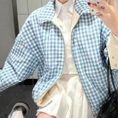 Reversible Plaid Jacket