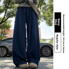 High Waist Curved Wide-Leg Pants – Slim Fit Straight Trousers in Regular & Extended Length