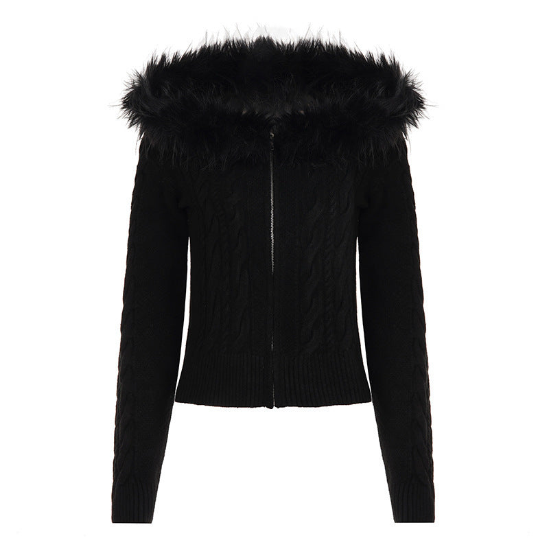 Slimming Knit Short Coat for Women
