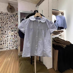 Babydoll short-sleeved shirt
