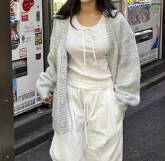 Aesthetic Bow Long Sleeve Tee