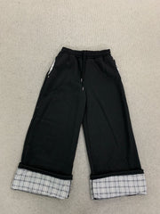 Y2K Wide-Leg Patchwork Pants
