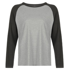 Ribbed Raglan Sleeve Tee - fairypeony