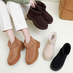 Womens Thermal Slip On Snow Boots