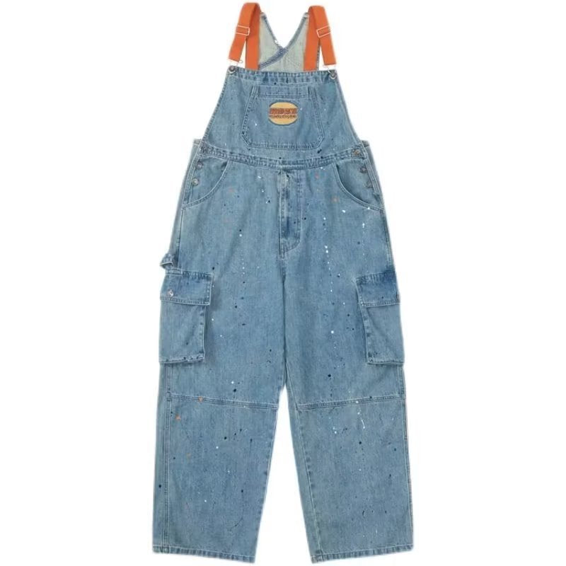 Aesthetic Boyfriend Denim Overalls