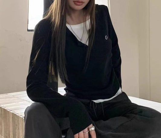 Vintage Patchwork Long Sleeve Tee