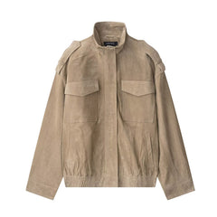 Casual loose-fitting jacket coat