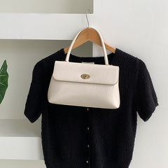 Vintage Oil Wax Pu Leather Handbag