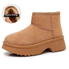 Womens Thermal Slip On Snow Boots