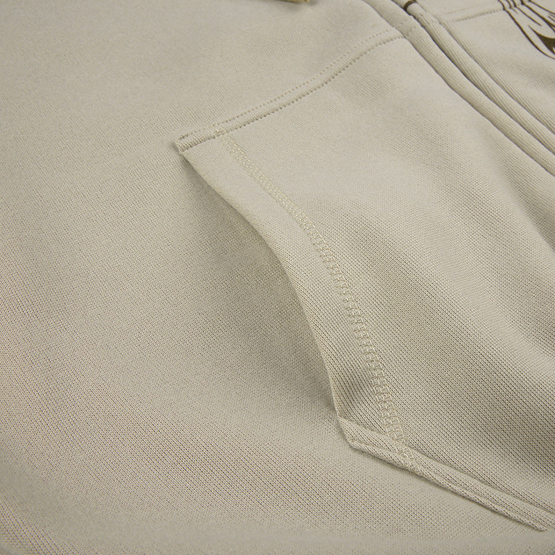 Vintage Floral Graphic Zip Up Hoodie - fairypeony