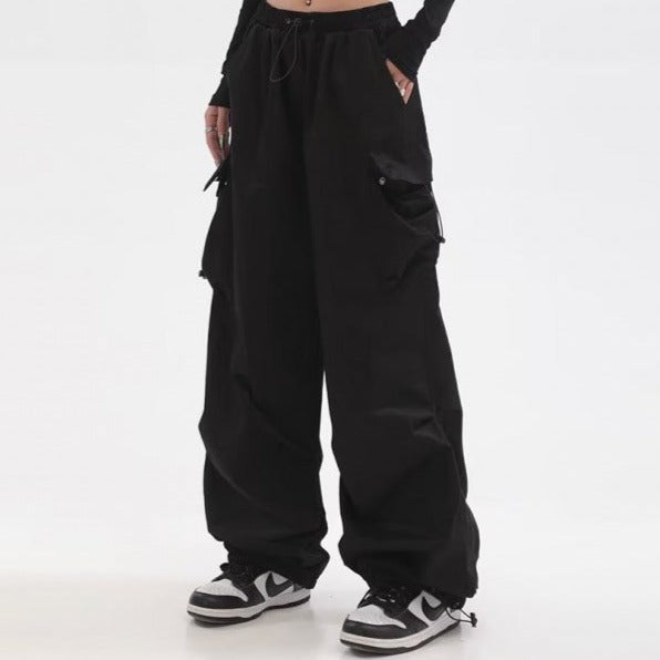 Vintage Baggy Parachute Cargo Pants