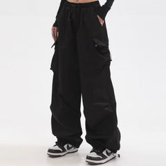 Vintage Baggy Parachute Cargo Pants