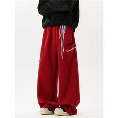 Vintage Side Pocket Baggy Wide Leg Sweatpants