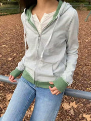 Cardigan long-sleeved coat top