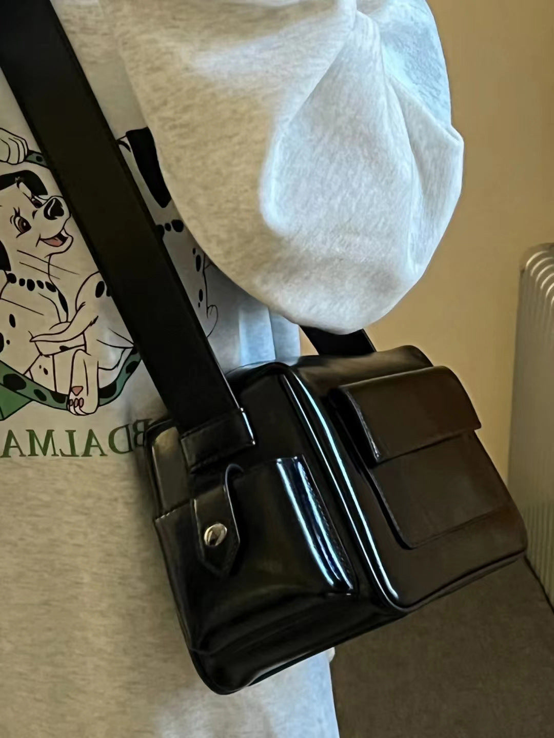 Vintage Pu Leather Crossbody Bag - fairypeony